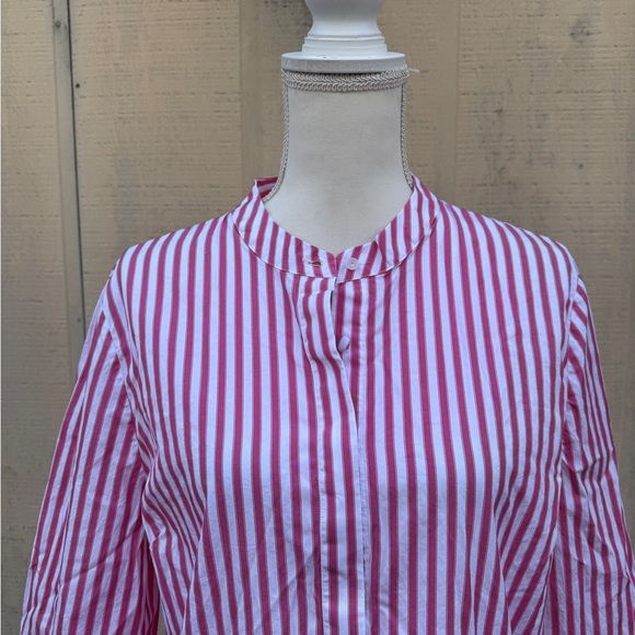 johnnie-O Pink and White Striped Tunic - Picture 3 of 8